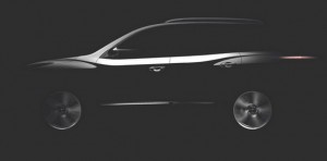 Nissan Teases Pathfinder Concept. (PRNewsFoto/Nissan North America, Inc.)